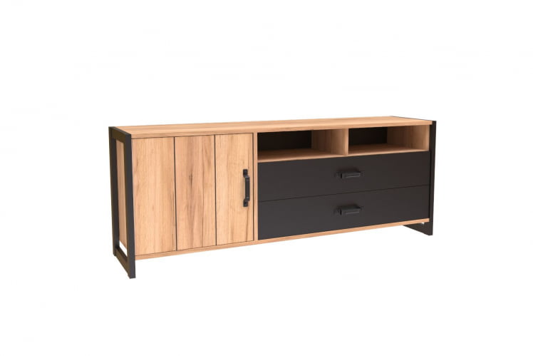 Тумба Техно ЛД.678.020.000 Дуб золотой/Чёрный_0