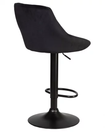 Стул барный DOBRIN LOGAN BLACK Черный велюр MJ9-101_3