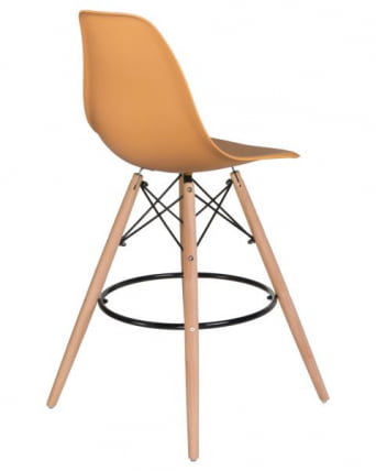 Стул барный ДОБРИН ДСВ БАР (ножки светлый бук, цвет персиковый (НКС-Й-06)) 2 шт / DOBRIN DSW BAR (NX-Y-06))_4