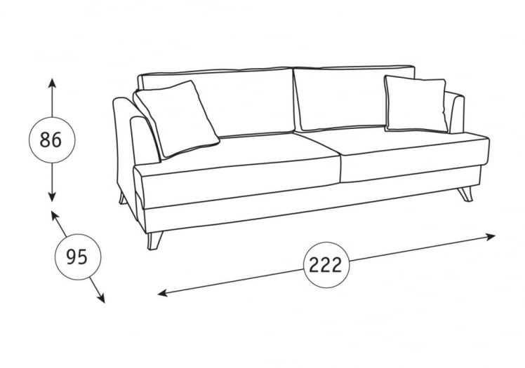 Диван-кровать Дамаск ТД 210. Лаундж 27 Коралл/Фибра Геометрия 18 Бежевый_1