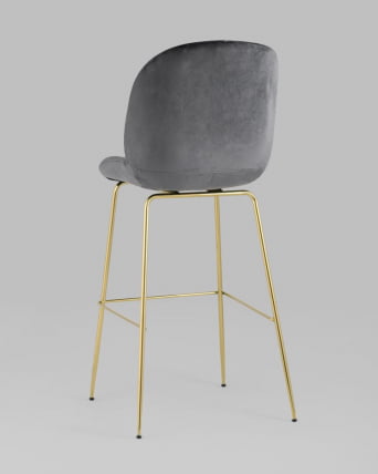 Стул барный Беетле голд Серый / Beetle gold_5