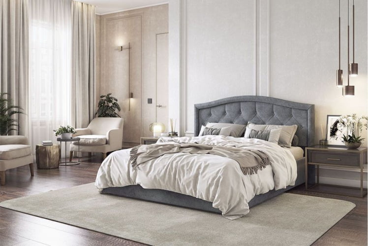 Кровать 1.6 Верона-2 КМ1.6-01.2.2082 Бордо / KM1.6-01.2.2082_5