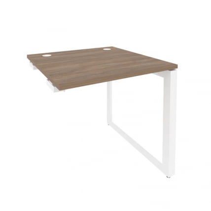 Стол-приставка на О-образном м/к к опорным элементам ONIX O.MO-SPR-0.8 Дуб Аризона/Белый_0
