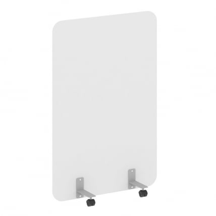 Перегородка на металлических опорах, на роликах R-line DP.R-100-150 Белый_0