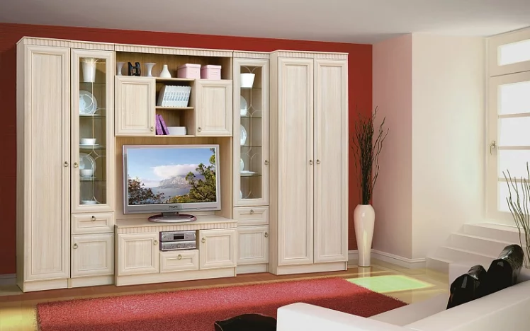 Шкаф многоцелевой Инна 604  Денвер светлый_3