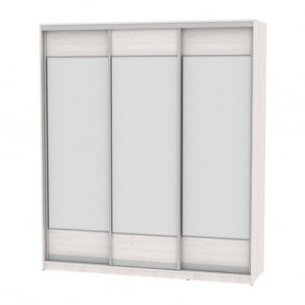 Шкаф-купе B-230х200х60-1(ЯАС-D8D8D8)_0