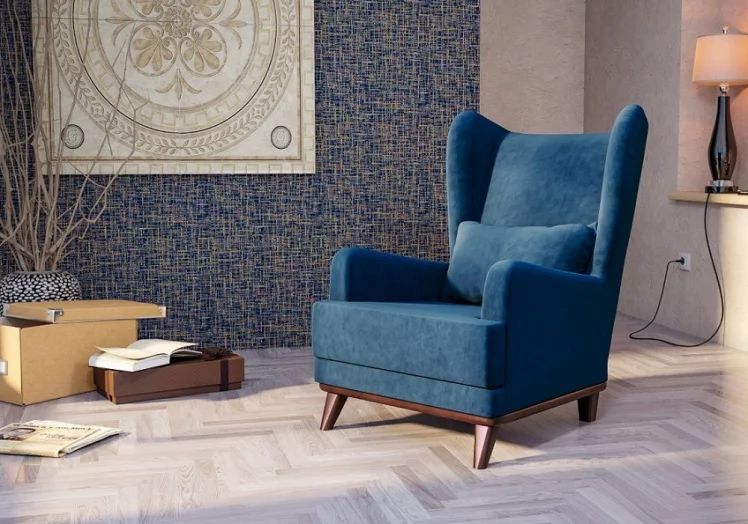 Кресло Оскар ТК 314 Толидо 26 (темно-синий)_1