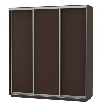 Шкаф-купе трехдверный Экспресс Трио Элемент 1800х2200х Дуб венге / 1800х2200h_0