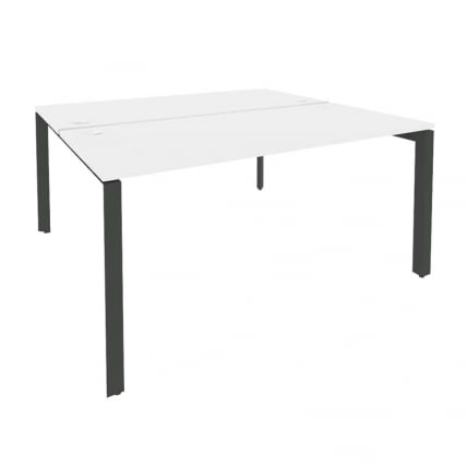 Рабочая станция на П-образном м/к ONIX O.MP-D.RS-2.4.7 Белый Бриллиант/Антрацит_0