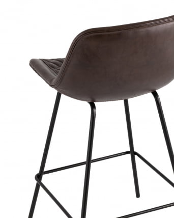 Стул полубарный Деймон (ПБ) экокожа Коричневый_5