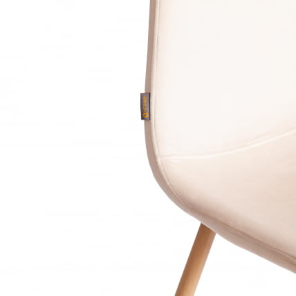 Стул BREEZE (mod. JSC-58) Велюр/металл , 44 х 53 х 86 см, Creamy (кремовый) HLR 5 / натуральный_7