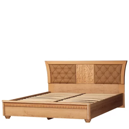 Кровать 1600 с мягким изголовьем и подъемным основанием Лючия 199 дуб ридинг_0