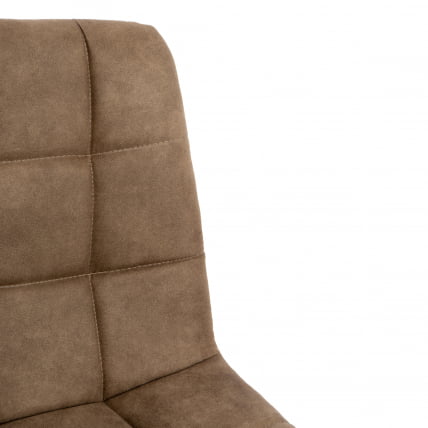 Стул барный SPICE (mod.8078) металл,ткань наппа, 51 x 42 x 104 см, светло-коричневый/черный, PK-01_4