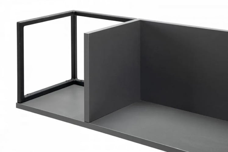 Полка навесная CITY 400955831h Графит_4