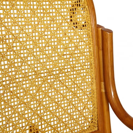 Кресло-качалка МИЛАНО (разборная) / без подушки / ротанг топ куалитй, 58кс136кс103 см, Когнаc (коньяк) / MILANO top quality, 58x136x103 Cognac_14