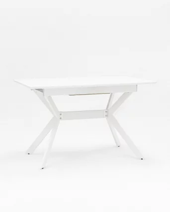 Стол обеденный раскладной Орландо 120-160 Белый_0