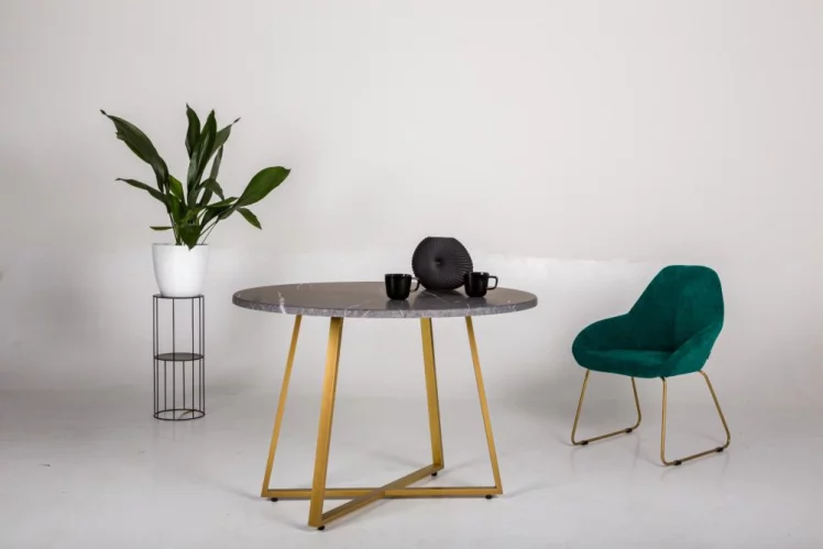 Стул Kent (С) Грей/Линк Золото_4