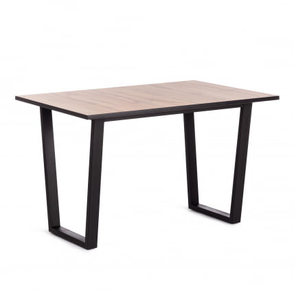 Стол COSTA ЛДСП/HPL/металл, 120 х 80 х 75 см, Дуб Вотан/черный_0