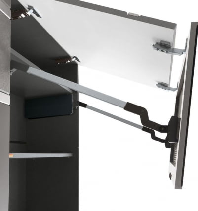 Шкаф-сушка со складной системой Грейс 105.41 Оникс Кубанит_3