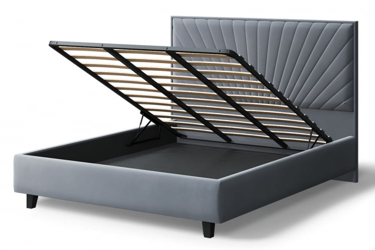 Кровать Леона, 2000x1400 мм, серый_3