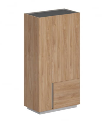 Шкаф высокий правый Oliver OL-060-20-15.GN.GN.GN.R Гикори натуральный_0