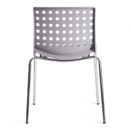 Стул СКАЛБЕРГ (мод. C-084-А) металл/пластик, 46 х 56 х 79 см, Грей (серый) / Хроме (хром) / SKALBERG (mod. C-084-A) Grey Chrome_3