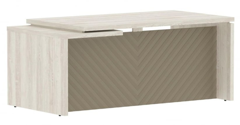 Стол руководителя правый Torr LUX TLCT 189 R Сосна Эдмонд Капучино_0