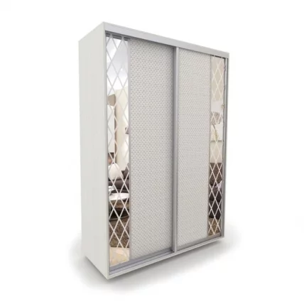 Шкаф-купе 2-х дверный Акцент-Вера КР 1600х600  Выбеленное дерево_0