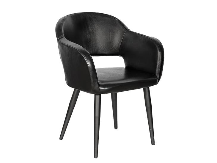 Кресло NEST D экокожа Черный_0