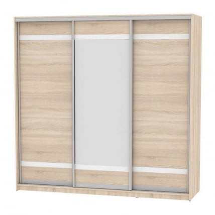 Шкаф-купе B-230х235х60-3(ДСС-D9D10D9)_0