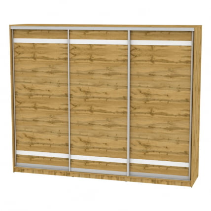 Шкаф-купе B-220х270х60-1(ДВ-D9D9D9)_0