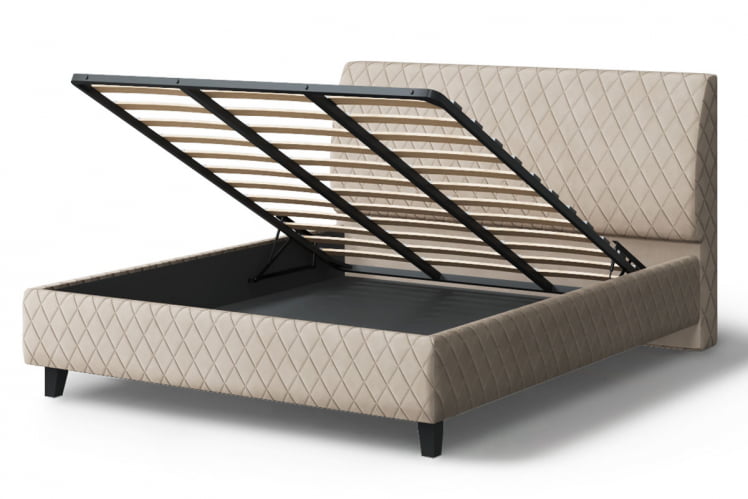 Кровать Хилтон, 2000 * 1200 мм, бежевый_3
