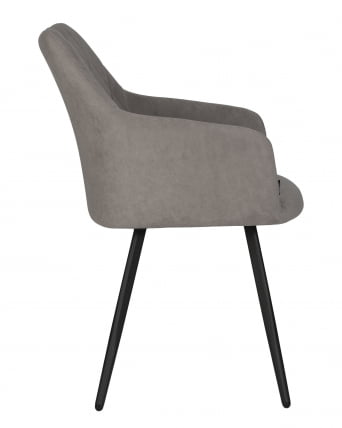 Стул обеденный DOBRIN ROBY велюр Catania Cocoa_2