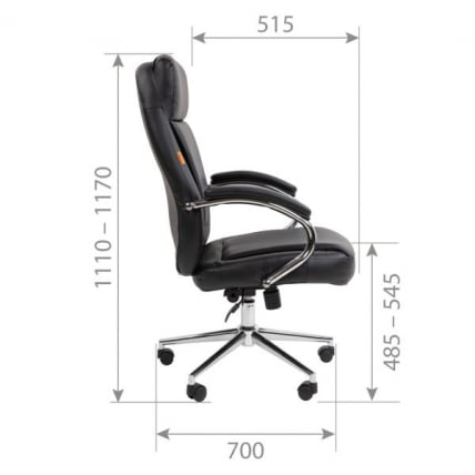 Кресло руководителя Чаирман 794 экокожа Бежевый / Chairman_3