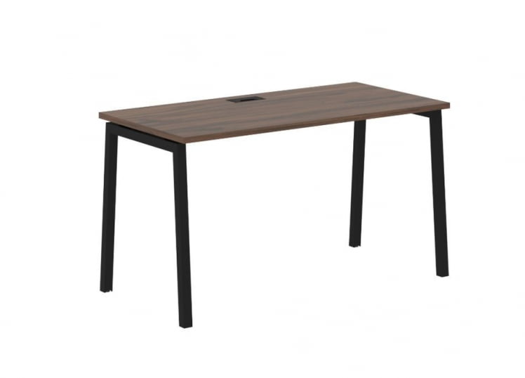 Стол письменный ЕДИС ЕЛСТ 1367 Дуб Денвер темный Черный / EDIS ELST_0