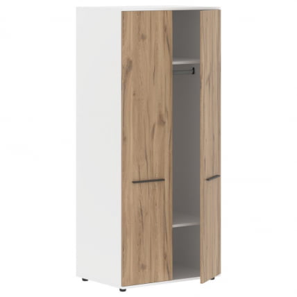 Гардероб ЕДИС ЕCВС 85 Дуб Денвер светлый Мокко Белый / EDIS ECWS_1