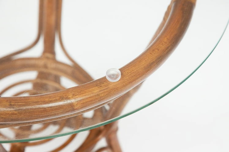 Комплект ( диван + 2 кресла + стол со стеклом ) /с подушками/ ротанг, кр:61х67х78,5см, дв:108х66х78,5см, ст:Д60х56,5см, коко бровн (коричневый кокос) / ст:D60х56,5см, coco brown_9