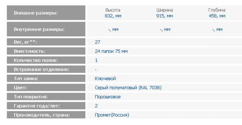 Стальной шкаф АМТ 0891 / AMT_1