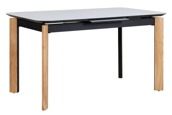 Стол раскладной Combi Glass 140-180 Automatic Natur/Light matte glass_0