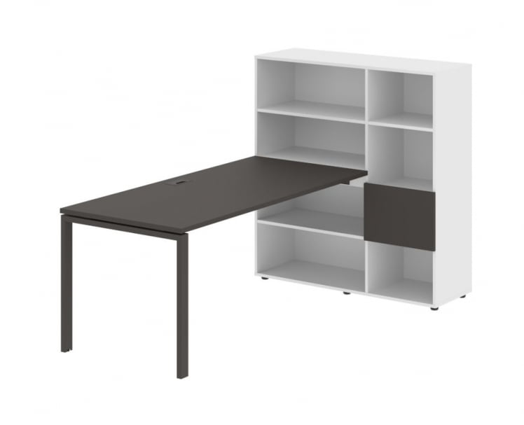 Рабочая станция EDIS EURST 1217 Мокко Мокко Белый_0