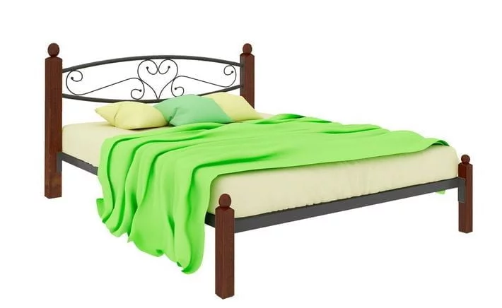 Кровать Каролина Lux 1200х2000 Синяя_0