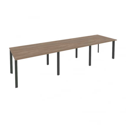 Стол переговорный (3 столешницы) ОНИКС О.МП-ПРГ-3.2 Дуб Аризона/Антрацит / ONIX O.MP-PRG-3.2_0