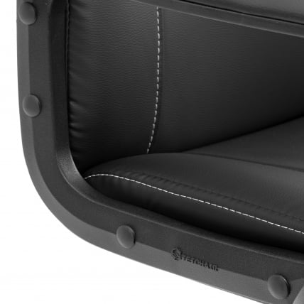 Кресло ПАРМА (22) кож/зам, черный, 36-6 / PARMA_6