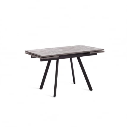 Стол VIGO ЛДСП/HPL/металл, 120 x 80 x 30 х 30 х 75 см, Гранит темный/черный_3