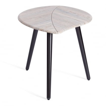 Журнальный стол РИММИНИ мдф, 77х78х50,4 см, скания темный/черный / RIMMINI_3