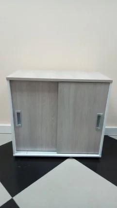 Тумба-купе Deka 9.02.08 Дуб Сантана светлый/Белый_7