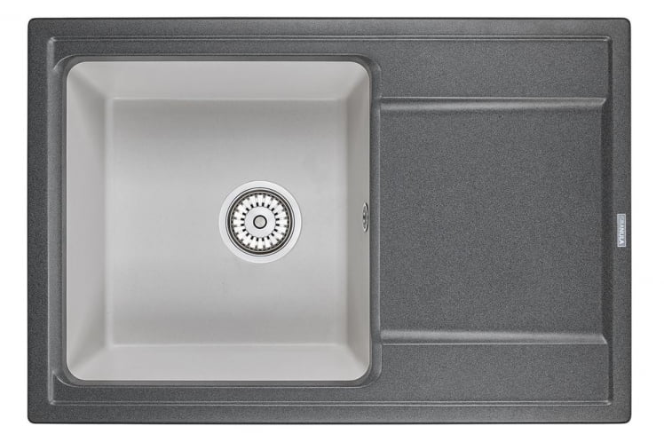 Кухонная мойка HIBRID HI-74 Графит-базальт_0