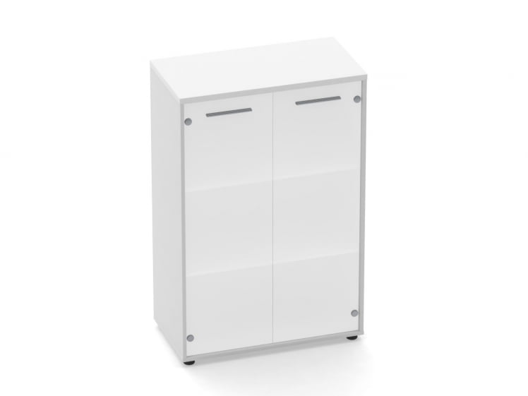 Шкаф 2 широкий 2 стеклянные двери Deka 10.12.161 Белый_0