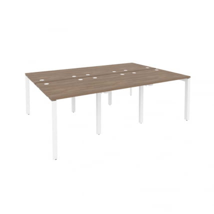 Рабочая станция на П-образном м/к ОНИКС О.МП-Д.РС-6.0.8 Дуб Аризона/Белый / ONIX O.MP-D.RS-6.0.8_0