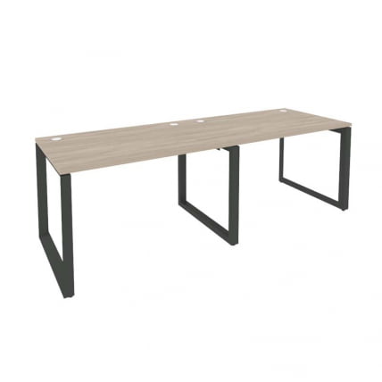 Рабочая станция на О-образном м/к ОНИКС О.МО-РС-2.2.8 Дуб Аттик/Антрацит / ONIX O.MO-RS-2.2.8_0